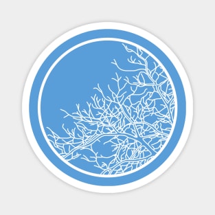 Winter Tree (small, no leaves, transparent) Magnet